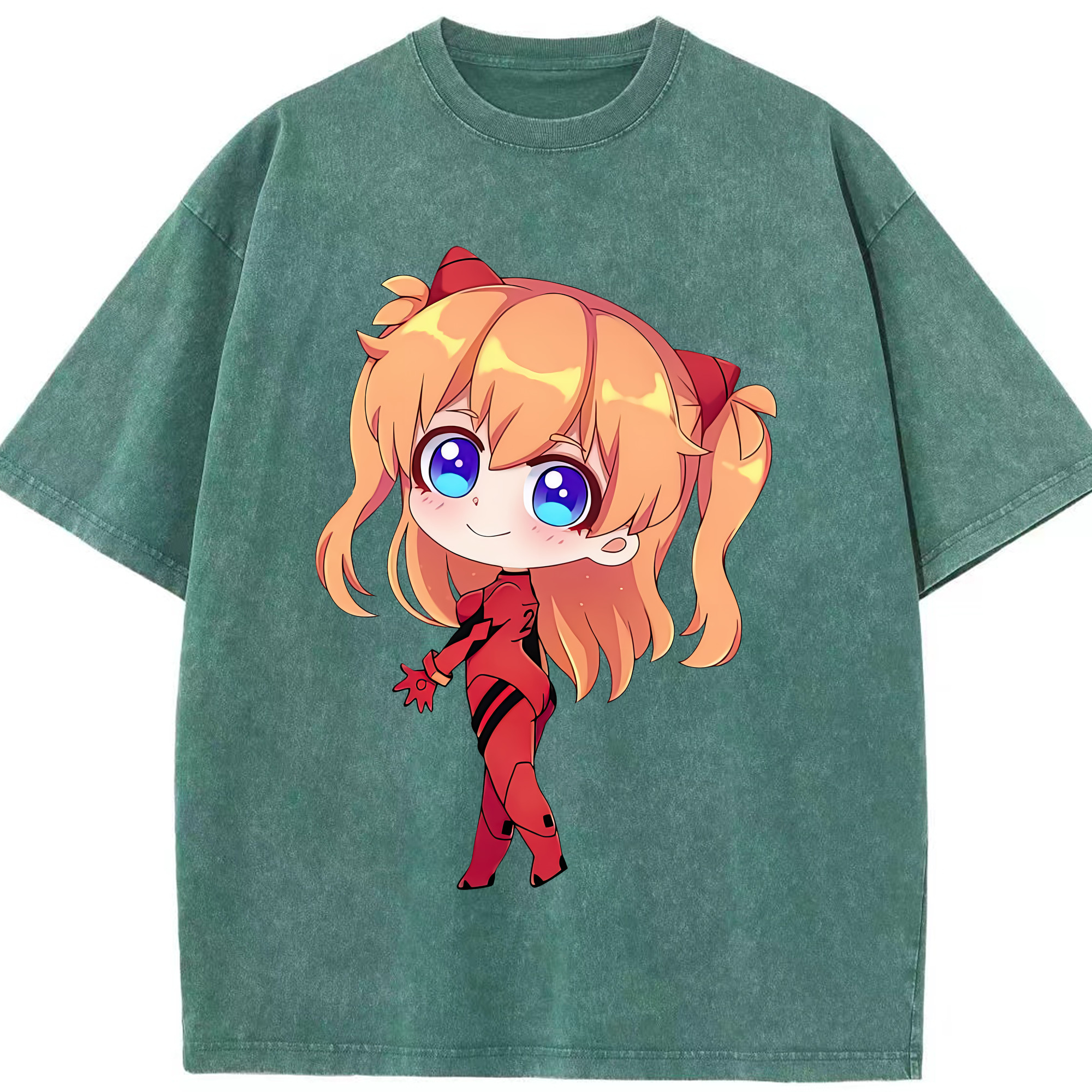 （画像用） EVA 新世紀エヴァンゲリオン 綿100% ヴィンテージ風 半袖Tシャツ（フロントプリント）